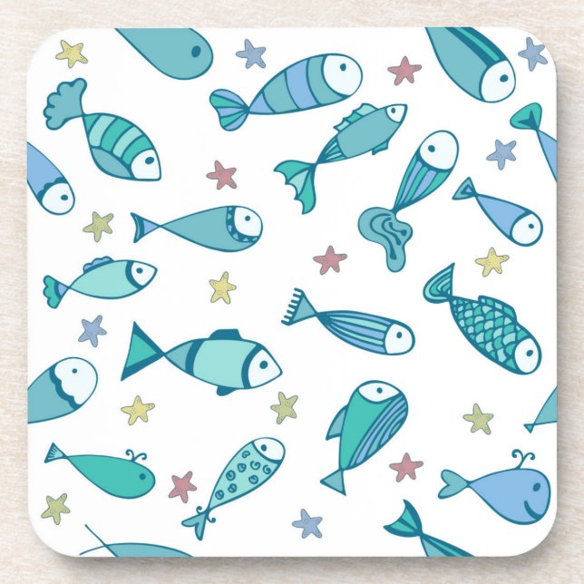Dessous-de-verre Motif De Poisson Et D'Amidon (Devant)