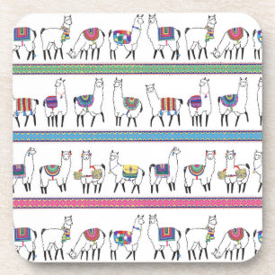 Dessous-de-verre Motif de rayure de lama