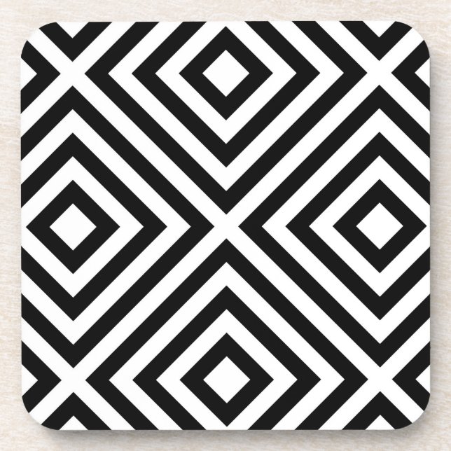 Dessous-de-verre Motif de rayures (Devant)