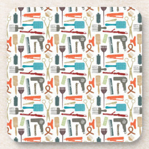 Dessous-de-verre Motif de soins capillaires
