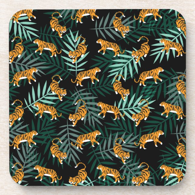 Dessous-de-verre Motif de tigre (Devant)