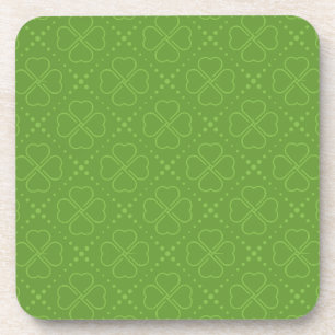 Dessous-de-verre Motif de trèfle de coeur