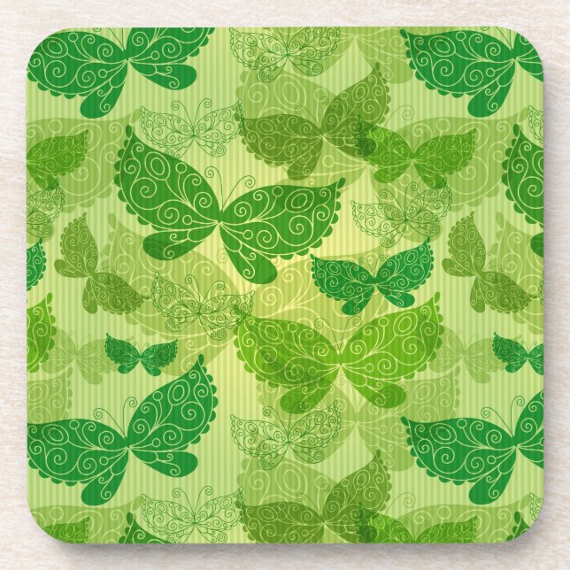 Dessous-de-verre Motif de vert de ressort (Devant)