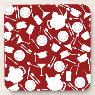 Dessous-de-verre Motif d'éléments de cuisine