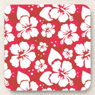Dessous-de-verre Motif des fleurs d'Hibiscus