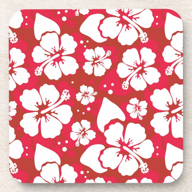 Dessous-de-verre Motif des fleurs d'Hibiscus (Devant)