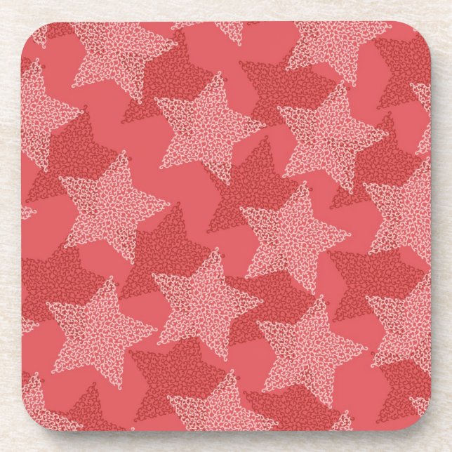 Dessous-de-verre Motif d'étoiles (Devant)