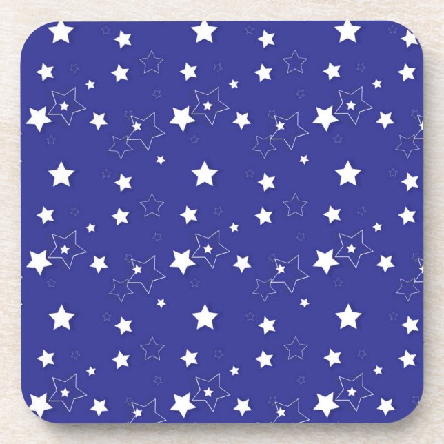 Dessous-de-verre Motif d'étoiles (Devant)