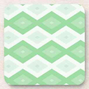 Dessous-de-verre Motif diamant vert pomme