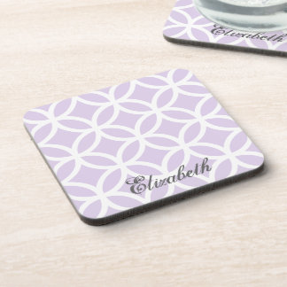 Dessous-de-verre Motif Diamond Violet Personnalisé