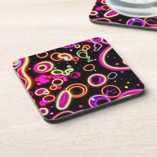 Dessous-de-verre Motif dynamique Neon Glow