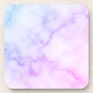 Dessous-de-verre Motif en marbre arc-en-ciel