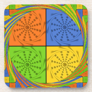 Dessous-de-verre Motif en tissu égyptien sans couture