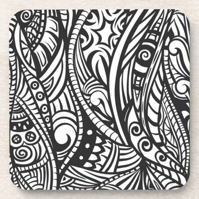 Dessous-de-verre Motif ethnique 3 (Devant)