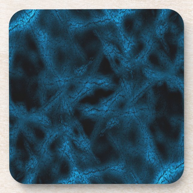 Dessous-de-verre Motif fantaisie bleu (Devant)