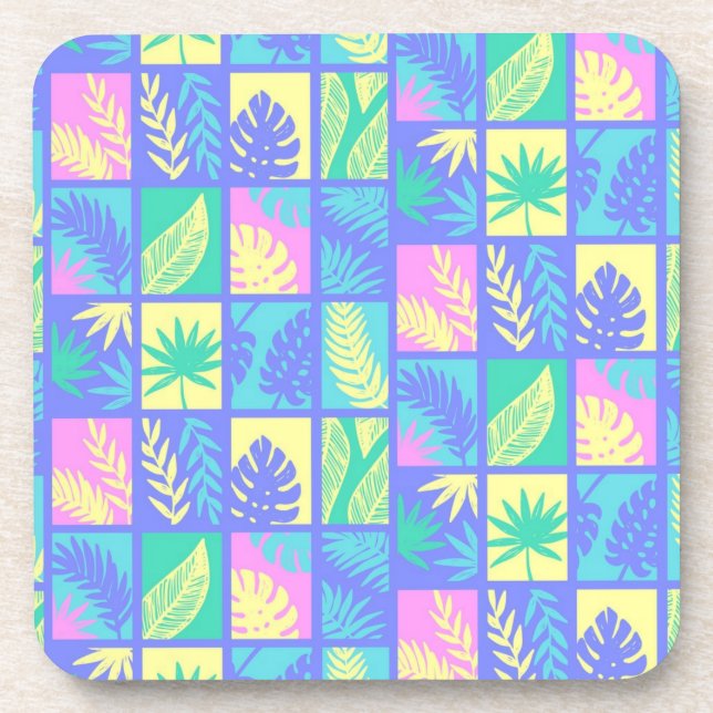 Dessous-de-verre motif feuille (Devant)