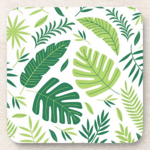 Dessous-de-verre motif feuille