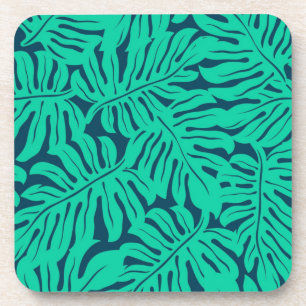 Dessous-de-verre motif feuille