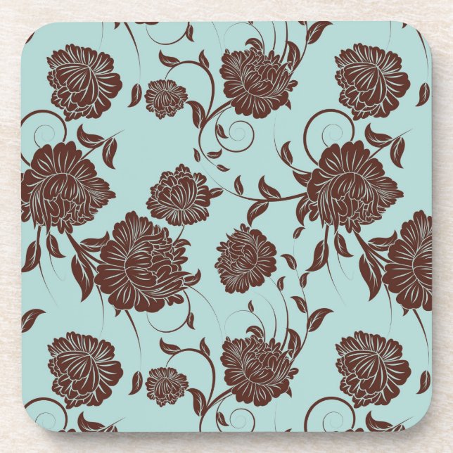 Dessous-de-verre Motif floral (Devant)