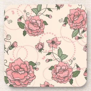 Dessous-de-verre Motif floral 5