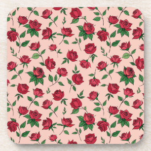 Dessous-de-verre Motif floral coloré