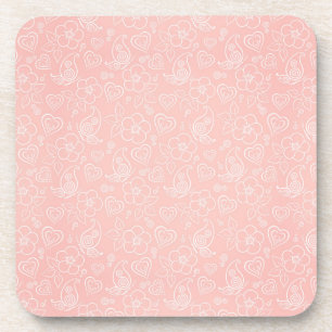 Dessous-de-verre Motif floral décoratif