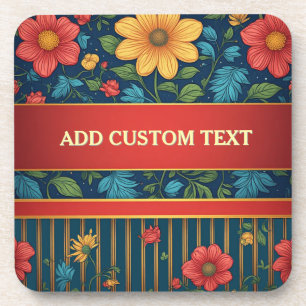 Dessous-de-verre Motif floral élégant