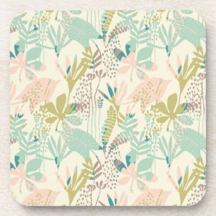 Dessous-de-verre Motif floral moderne