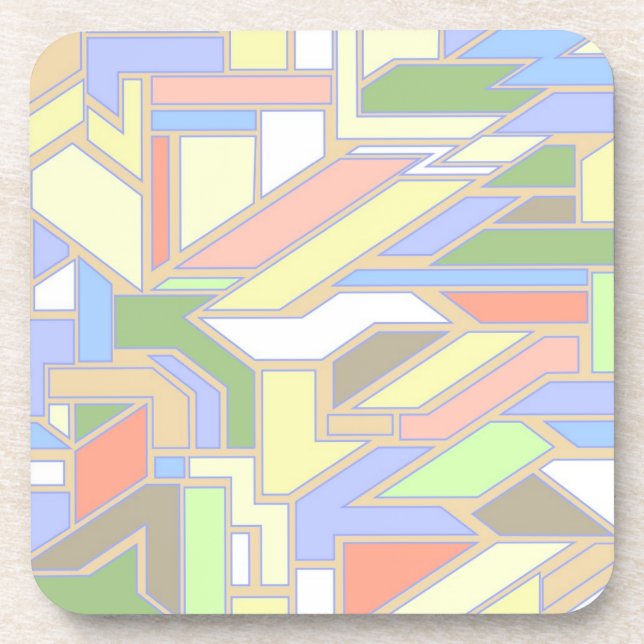 Dessous-de-verre Motif géométrique 3 (Devant)