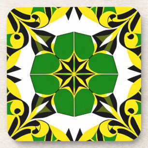 Dessous-de-verre Motif Géométrique Abstrait