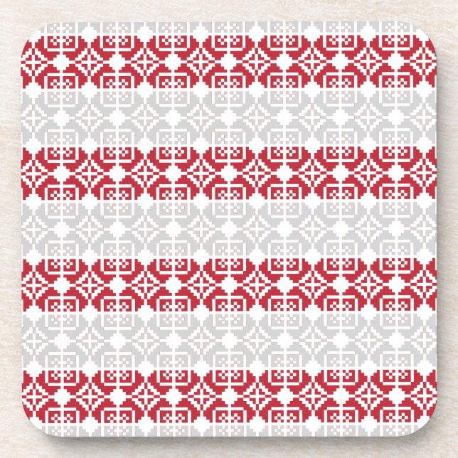 Dessous-de-verre Motif géométrique SUN du matin letton II (Devant)