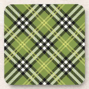 Dessous-de-verre Motif irlandais vert de plaid