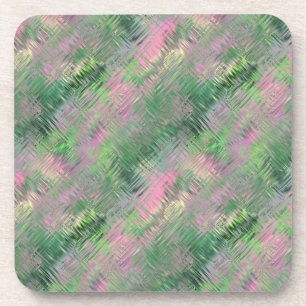 Dessous-de-verre Motif Jade Green Crystal Gel