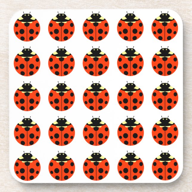 Dessous-de-verre motif ladybug (Devant)