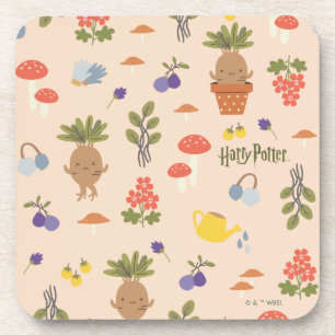 Dessous-de-verre Motif Mandragore Fleurs Magiques