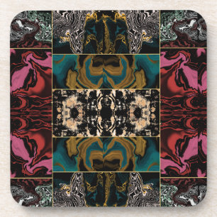 Dessous-de-verre Motif MARBRE Abstrait Élégant