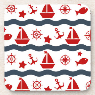 Dessous-de-verre Motif maritime mignon