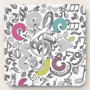 Dessous-de-verre Motif musical