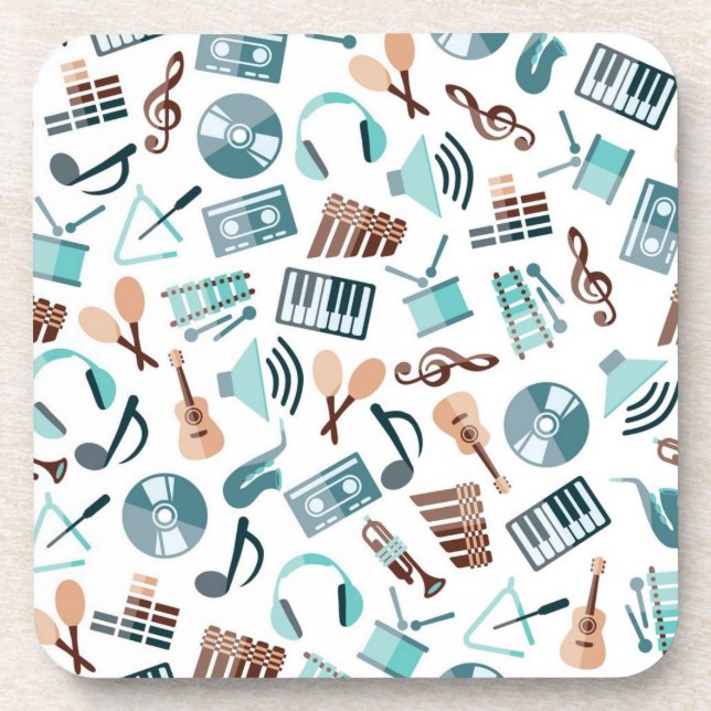 Dessous-de-verre Motif musical (Devant)
