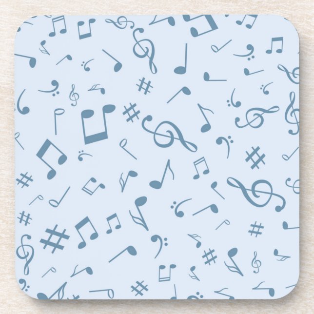 Dessous-de-verre Motif musical (Devant)