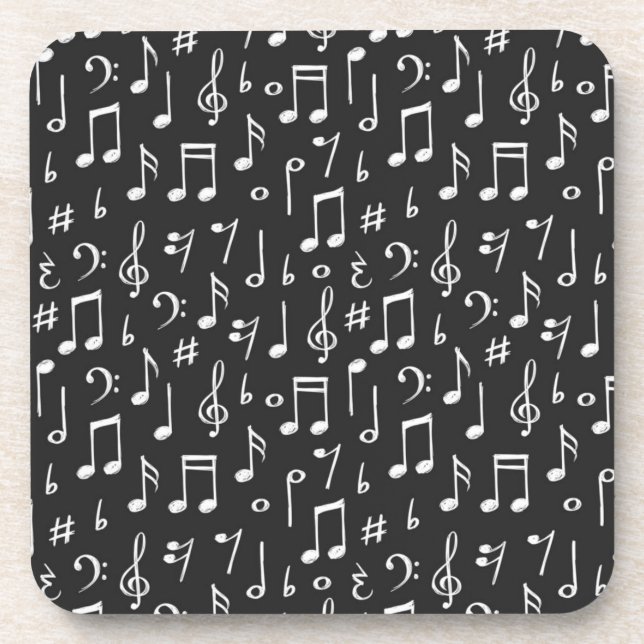 Dessous-de-verre Motif musical (Devant)