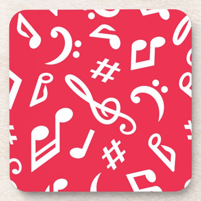 Dessous-de-verre Motif musical (Devant)