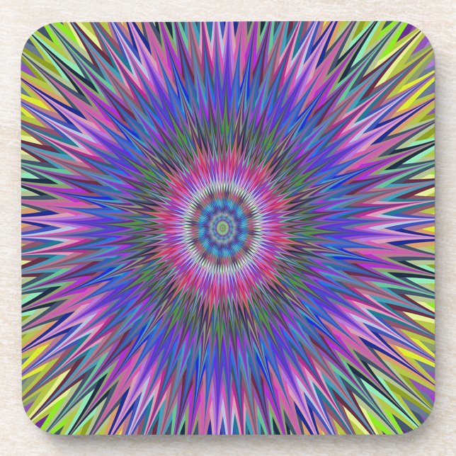 Dessous-de-verre Motif oeil taureaux Abstrait (Devant)