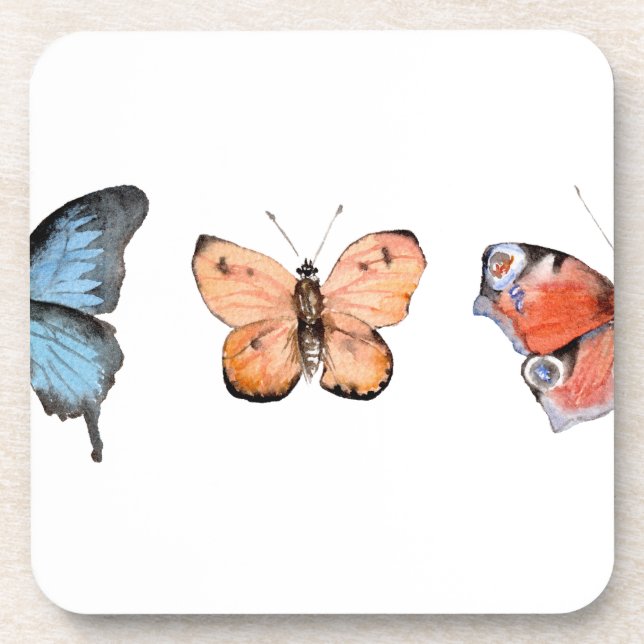 Dessous-de-verre Motif papillon (Devant)