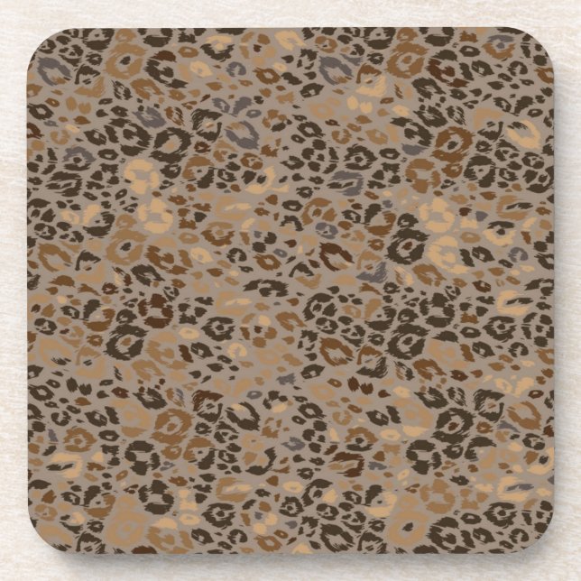 Dessous-de-verre motif poster de animal (Devant)