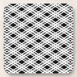 Dessous-de-verre Motif rayé de plaid