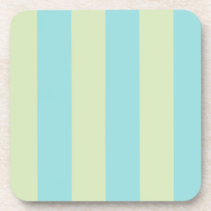 Dessous-de-verre Motif rayé pastel doux – Chaux Citron & Patelle