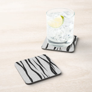 Dessous-de-verre Motif Rayures de Tigre.