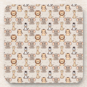 Dessous-de-verre Motif Safari Bébé Neutre