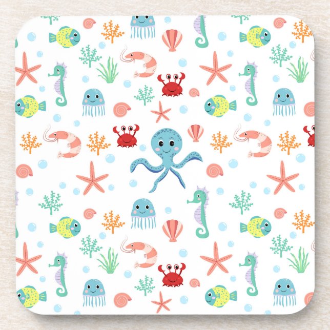 Dessous-de-verre Motif Sea World (Devant)
